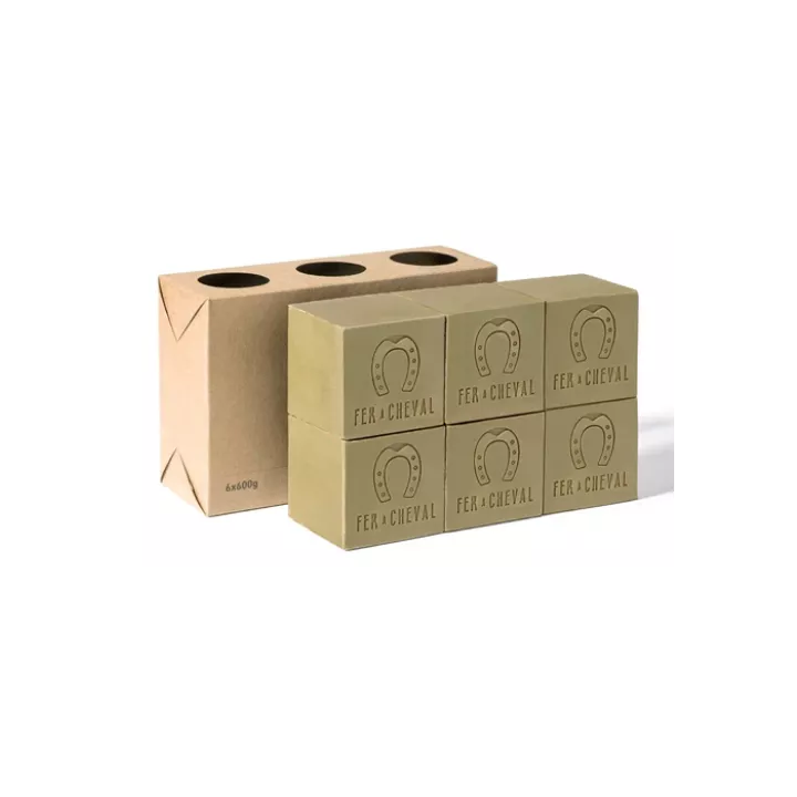 Savons de Marseille Cubes 400g Olive - Marius Fabre - Pack de 6