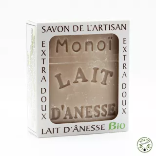 Sabonete orgânico de leite de burra - Monoï