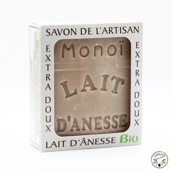 Sabonete orgânico de leite de burra - Monoï