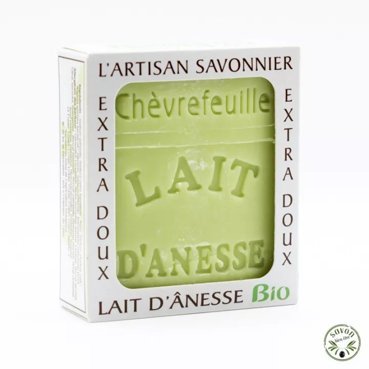 Savon au lait d'ânesse Bio - Chèvrefeuille