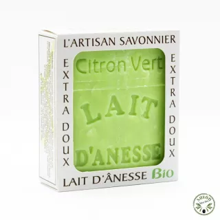 Savon au lait d'ânesse Bio - Citron Vert
