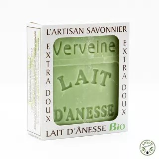 Savon au lait d'ânesse Bio - Verveine