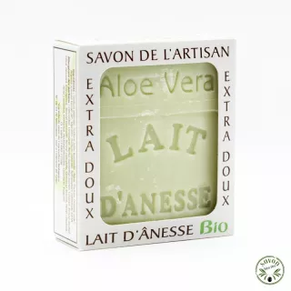 Sapone biologico al latte d'asina - Aloe Vera