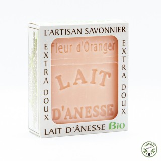 Sapone di latte d'asino biologico - Fiori d'arancia