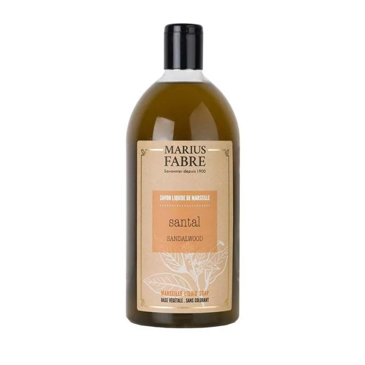Savon liquide de Marseille Marius Fabre 1L sans parfum