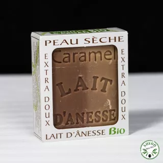Savon au lait d'ânesse Bio - Caramel