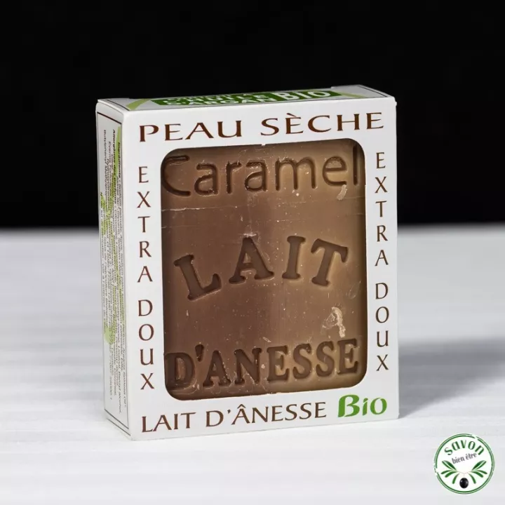 Savon au lait d'ânesse Bio - Caramel